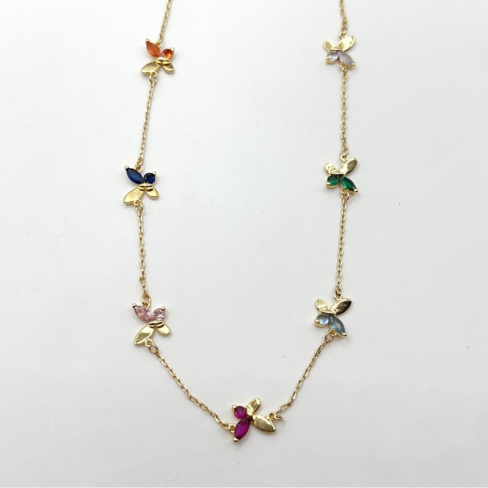 KS834-Kate Spade butterfly necklace